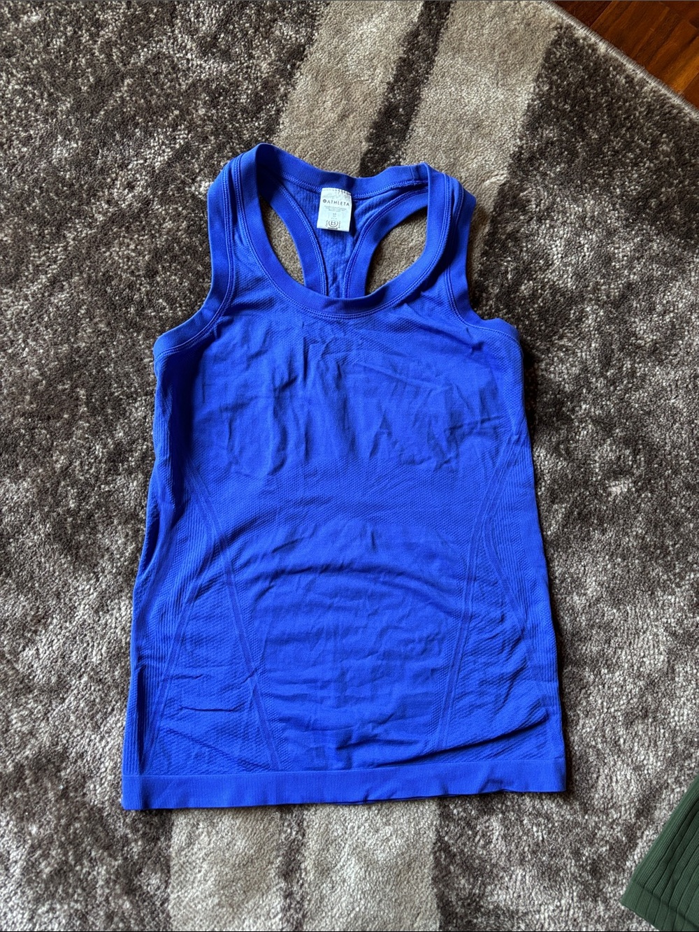 Athleta Royal Blue Racerback Tank Top